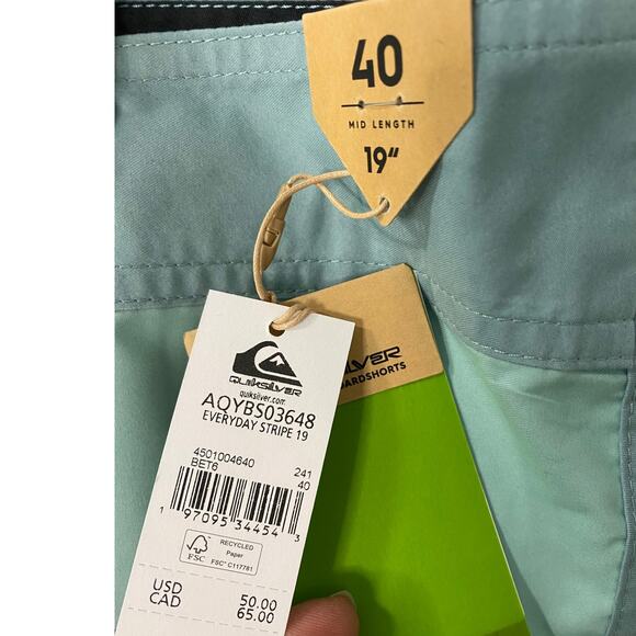 Quiksilver Men's Multicolor Swim Shorts - Picture 3 of 3